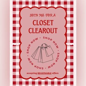 CLOSET CLEAROUT !!!!!! ACCEPTING MOST OFFERS